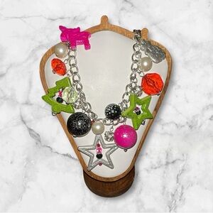 Yousi Christmas Ornaments Vintage Necklace. Lightweight